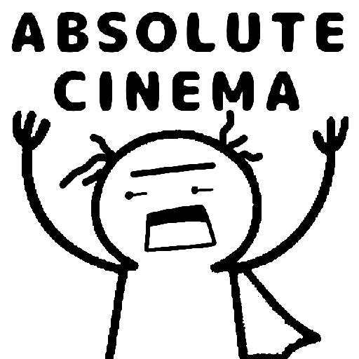 Figurinhas de Absolut Cinema Stick man para WhatsApp