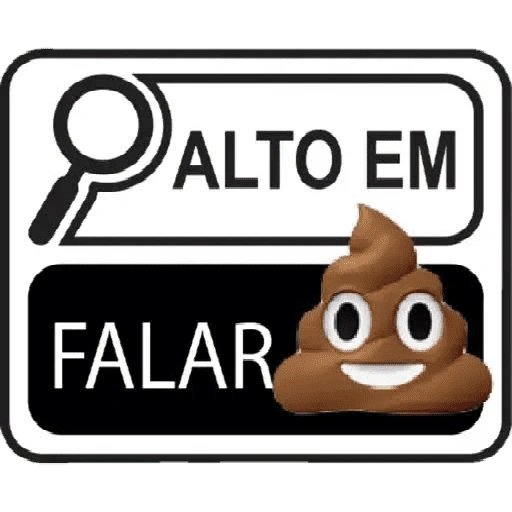 Figurinha de ALTO EM | FRASES 🔎 (1 de 30)