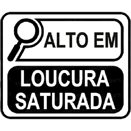 Figurinha de ALTO EM | FRASES 🔎 (14 de 30)