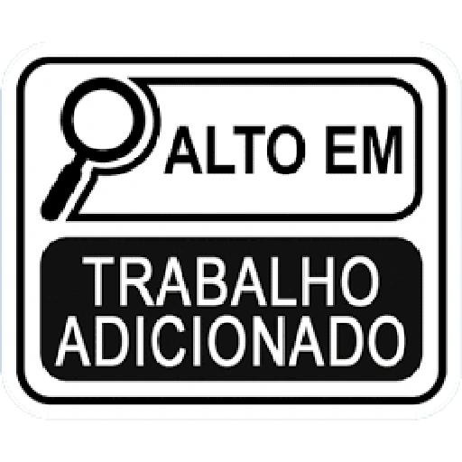 Figurinha de ALTO EM | FRASES 🔎 (15 de 30)