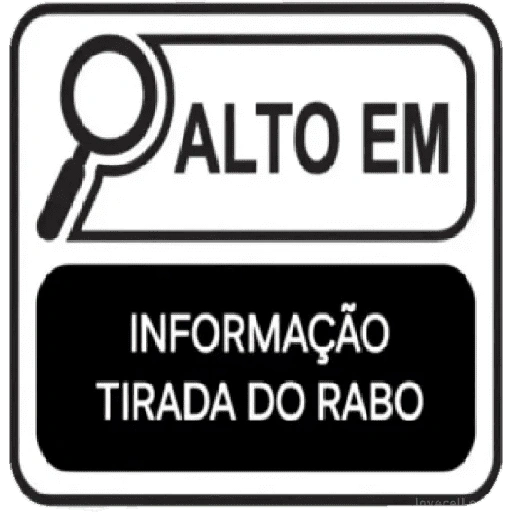 Figurinha de ALTO EM | FRASES 🔎 (27 de 30)