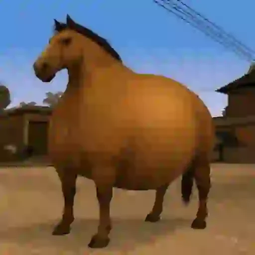 Figurinha de Animated Fat Horse 🐎🐴 (1 de 9)