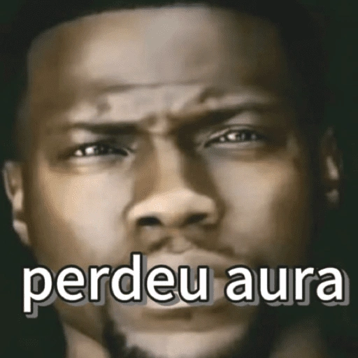 Figurinha de AURA +1000 para WhatsApp (10 de 15)