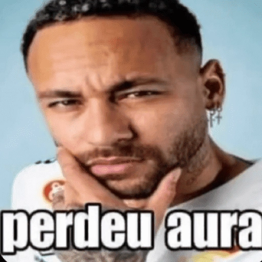 Figurinha de AURA +1000 para WhatsApp (14 de 15)
