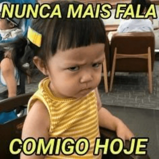 Figurinha de baby's drama para WhatsApp (14 de 15)