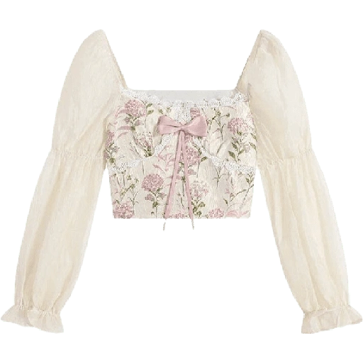 Figurinha de baju coquette & dres coquette para WhatsApp (2 de 30)