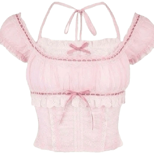 Figurinha de baju coquette & dres coquette para WhatsApp (8 de 30)