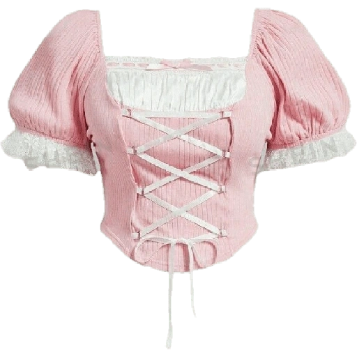 Figurinha de baju coquette & dres coquette para WhatsApp (10 de 30)
