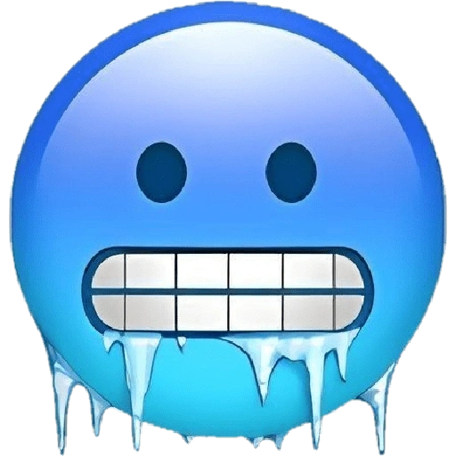 Figurinha de blue emoji iPhone para WhatsApp (13 de 18)