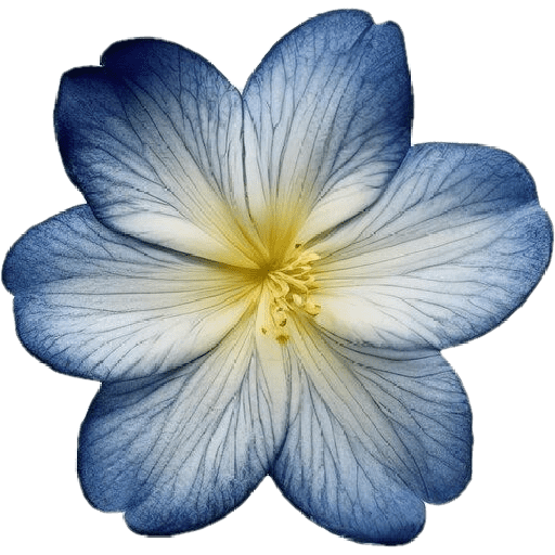 Figurinhas de blue flower para WhatsApp