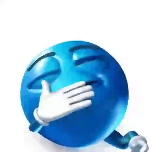 Figurinha de Blue Joobi Animated Emoji para WhatsApp (4 de 11)