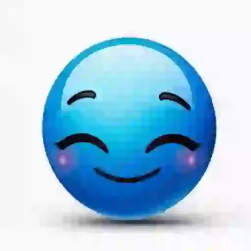 Figurinha de Blue Joobi Animated Emoji para WhatsApp (5 de 11)