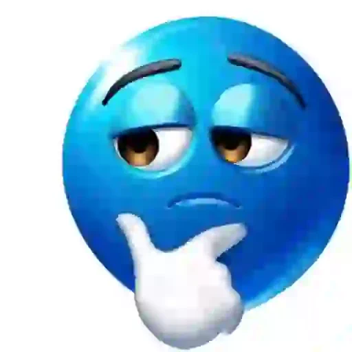 Figurinha de Blue Joobi Animated Emoji para WhatsApp (7 de 11)