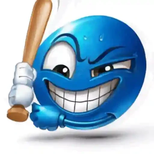 Figurinha de Blue Joobi Animated Emoji para WhatsApp (11 de 11)