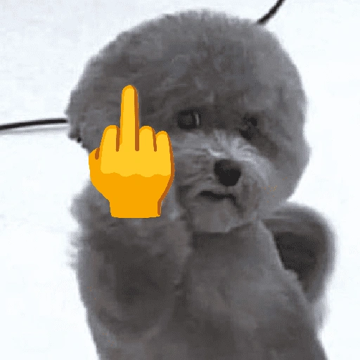 Figurinha de CACHORROS COM EMOJIS 🐶 (4 de 16)
