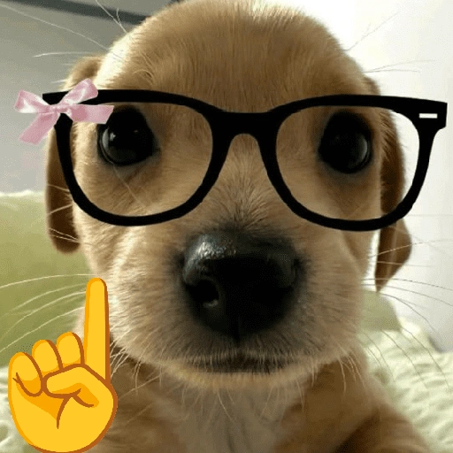 Figurinha de CACHORROS COM EMOJIS 🐶 (10 de 16)