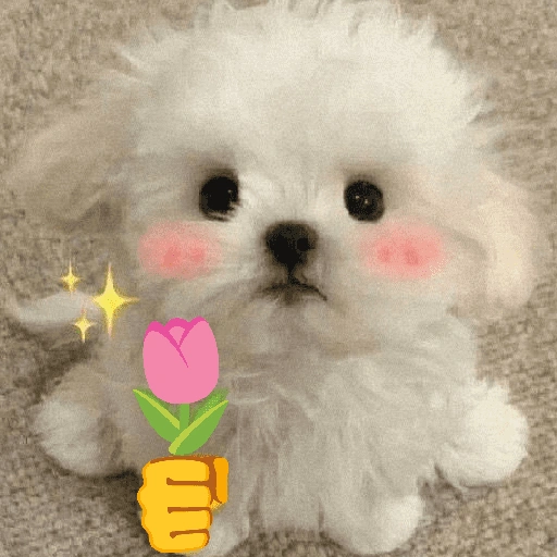 Figurinha de CACHORROS COM EMOJIS 🐶 (12 de 16)
