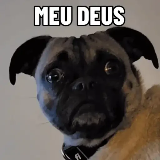 Figurinha de cachorros debochados (2 de 15)