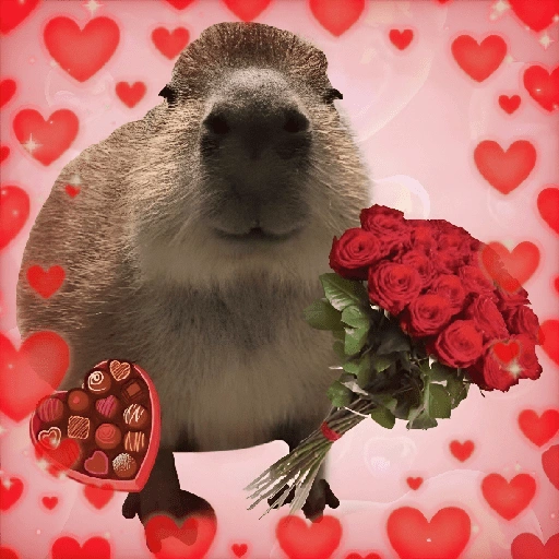 Figurinha de CAPYBARA ♥️🌻 (3 de 30)