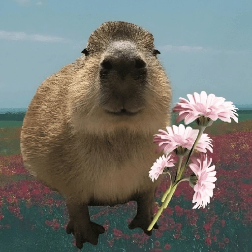 Figurinha de CAPYBARA ♥️🌻 (14 de 30)