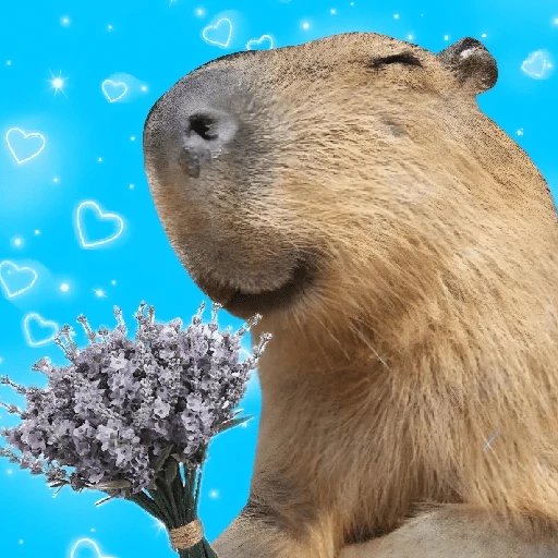 Figurinha de CAPYBARA ♥️🌻 (15 de 30)