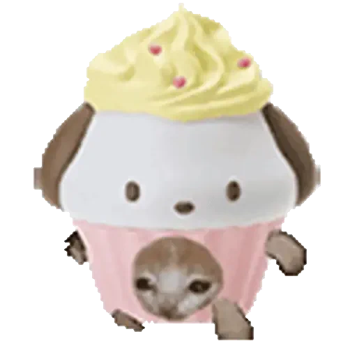 Figurinha de Cats Funny Food 🐱🍉🍎🍟🍕 (17 de 25)