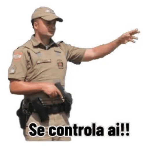 Figurinha de CHAMA POLICIA🚨🚨 para WhatsApp (8 de 14)