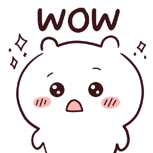 Figurinha de Chiikawa chikawaii para WhatsApp (2 de 12)