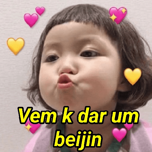 Figurinhas de Coreaninha Xonadinha 💕 para WhatsApp