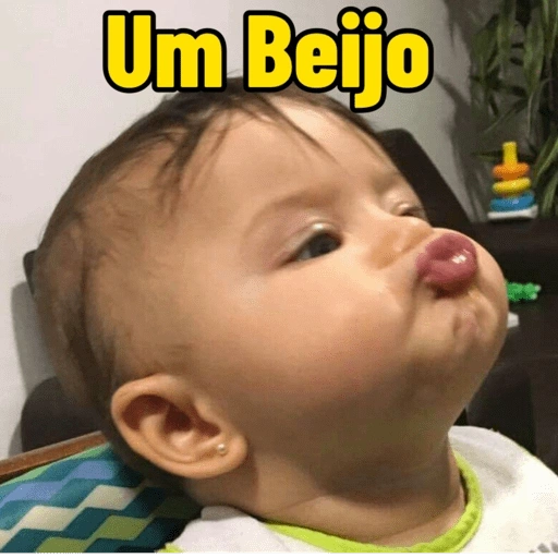 Figurinha de Crianças fofinhas 🍃💕 para WhatsApp (4 de 14)