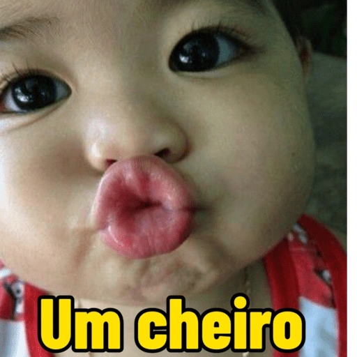 Figurinha de Crianças fofinhas 🍃💕 para WhatsApp (5 de 14)