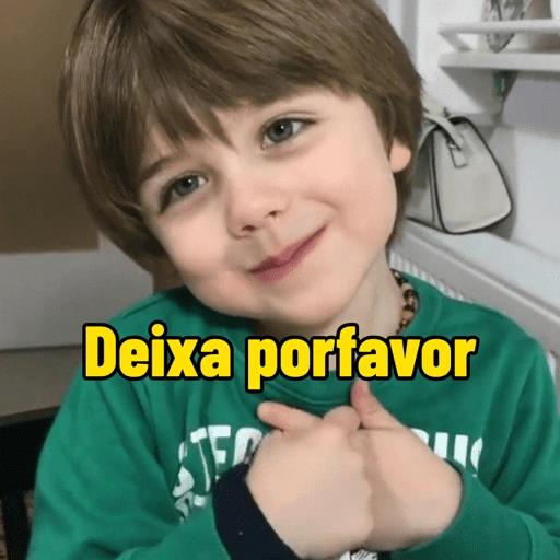 Figurinha de Crianças fofinhas 🍃💕 para WhatsApp (13 de 14)