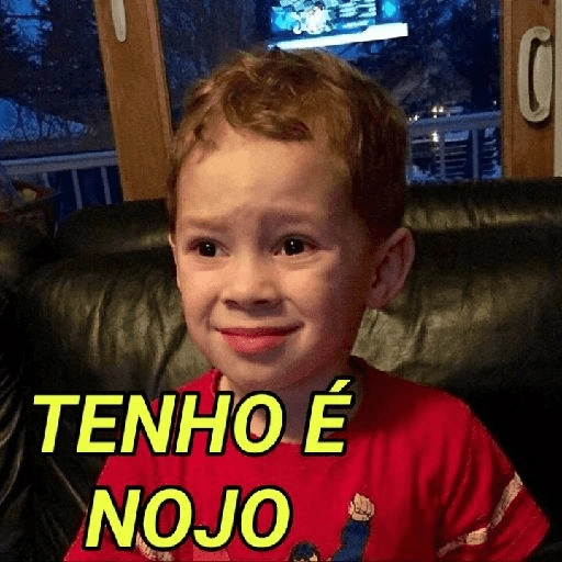 Figurinha de Crianças Reagindo (16 de 30)