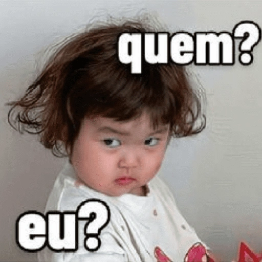 Figurinha de Crianças Reagindo (21 de 30)