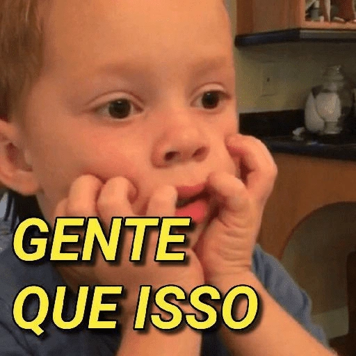 Figurinha de Crianças Reagindo (27 de 30)