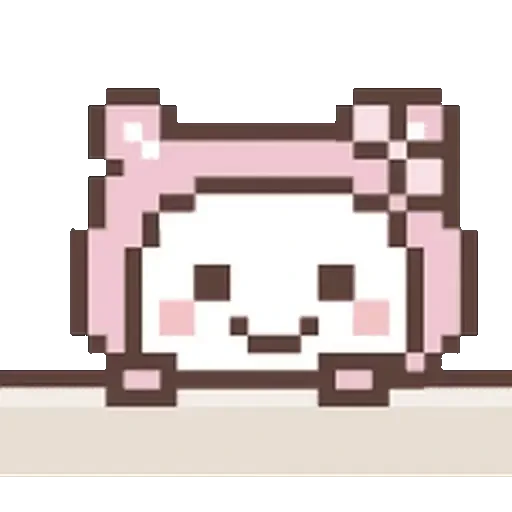 Figurinha de Cute Bear Pixel Gerak para WhatsApp (8 de 23)