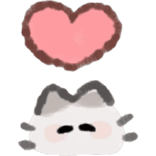 Figurinha de cute cat para WhatsApp (3 de 16)