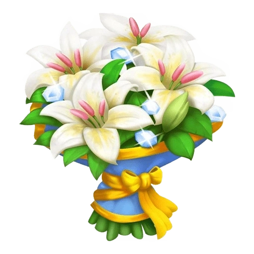 Figurinha de cute flower emoji 🌹 para WhatsApp (7 de 15)