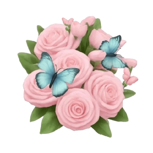 Figurinha de cute flower emoji 🌹 para WhatsApp (10 de 15)