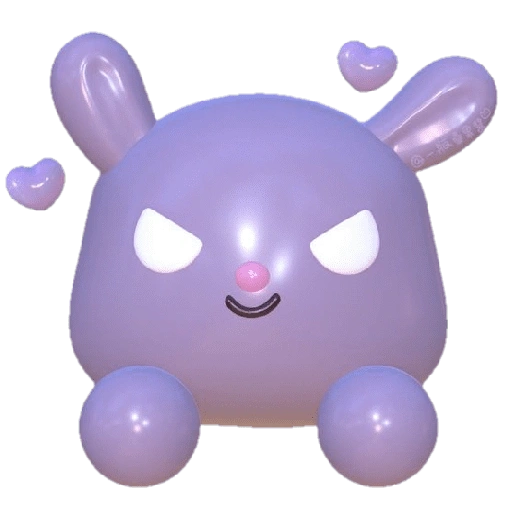 Figurinha de Cute Purple Emojis💜 para WhatsApp (13 de 16)