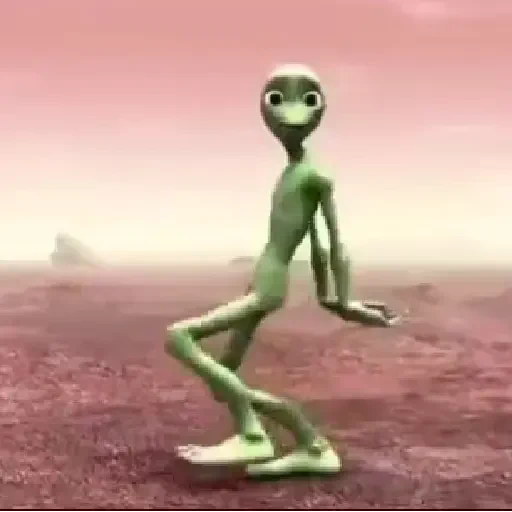 Figurinha de Dancing Alien (1 de 10)