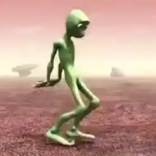 Figurinha de Dancing Alien (6 de 10)
