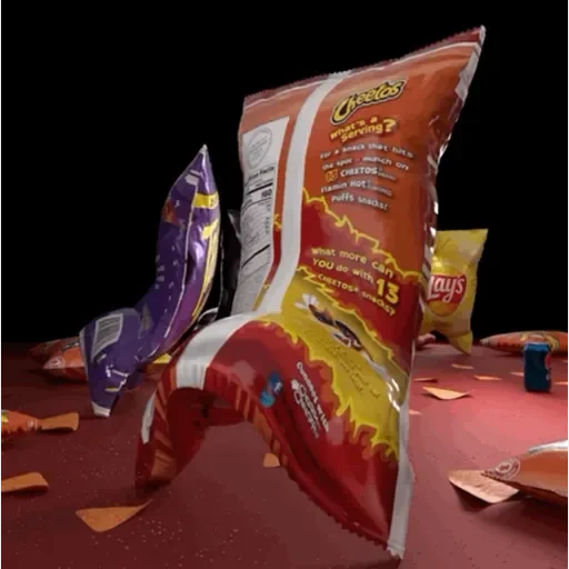 Figurinha de Doritos rebolando 🔥 para WhatsApp (3 de 12)