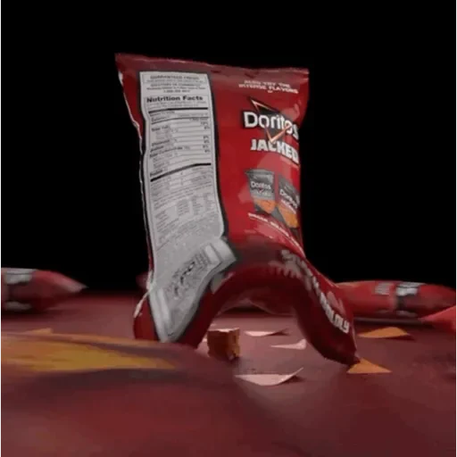 Figurinha de Doritos rebolando 🔥 para WhatsApp (6 de 12)