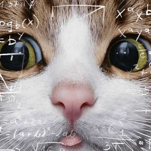 Figurinha de Emoções(ou nao) de um gato para WhatsApp (10 de 17)
