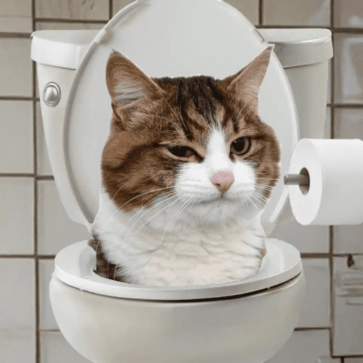 Figurinha de Emoções(ou nao) de um gato para WhatsApp (17 de 17)