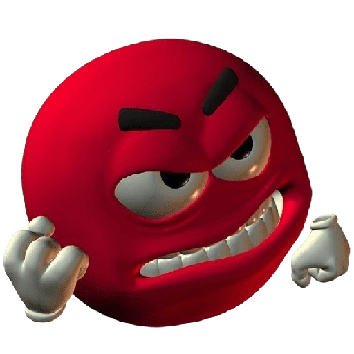 Figurinha de EMOJI NGAMBEK 😠 para WhatsApp (1 de 18)