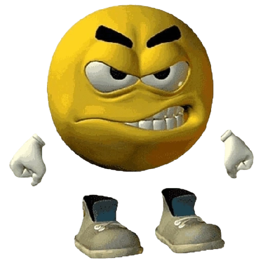 Figurinha de EMOJI NGAMBEK 😠 para WhatsApp (2 de 18)