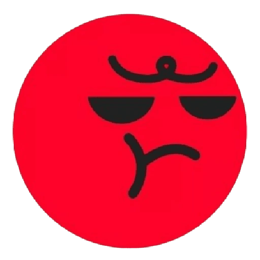 Figurinha de EMOJI NGAMBEK 😠 para WhatsApp (4 de 18)