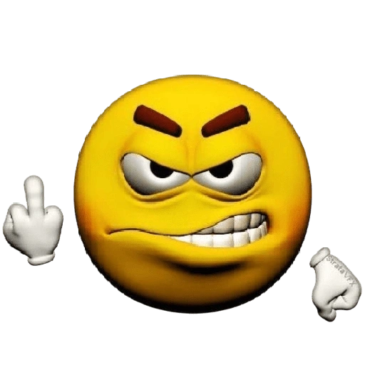Figurinha de EMOJI NGAMBEK 😠 para WhatsApp (16 de 18)